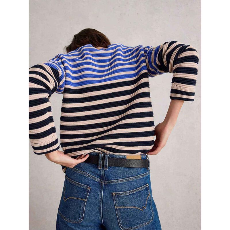 White Stuff Jana Stripe Jumper image number 1